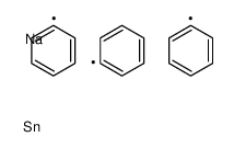 sodium,triphenyltin Structure