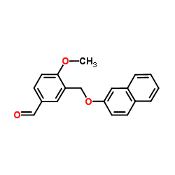 4-Methoxy-3-[(2-naphthyloxy)methyl]benzaldehyde结构式