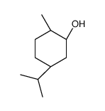 (1Alpha,2beta,5alpha)-5-(异丙基)-2-甲基-1-环己醇结构式