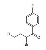 2-溴-4-氯-4-氟苯丁酮结构式
