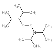 2-Propanamine,N,N'-dithiobis[N-(1-methylethyl)- structure