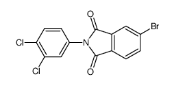 5-bromo-2-(3,4-dichlorophenyl)isoindole-1,3-dione Structure