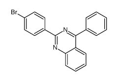 2-(4-溴苯基)-4-苯基喹唑啉结构式