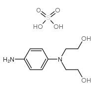 N,N-Bis(2-hydroxyethyl)-p-phenylenediamine sulphate Structure