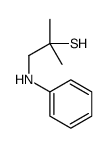 1-anilino-2-methylpropane-2-thiol Structure