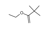 2-ethoxy-3,3-dimethylbut-1-ene结构式