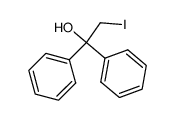 2-iodo-1,1-diphenylethanol Structure
