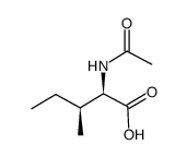 N-乙酰基-D-(allo)-异亮氨酸结构式