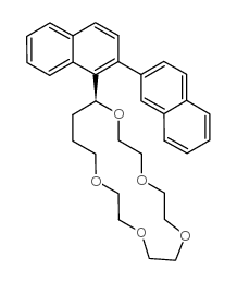 (s)-2,2'-binaphthyl-17-crown-5 structure