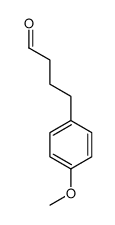 4-(4-Methoxyphenyl)butanal Structure