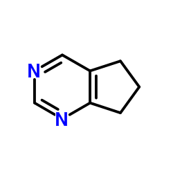 5H-环戊并嘧啶,6,7-二氢-结构式