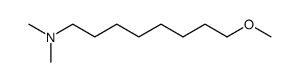 dimethylamino-1 methoxy-8 octane Structure