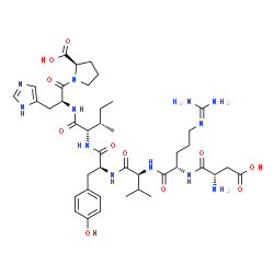 (D-Pro7)-Angiotensin I/II (1-7) trifluoroacetate salt Structure