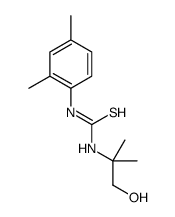 1-(2,4-dimethylphenyl)-3-(1-hydroxy-2-methylpropan-2-yl)thiourea Structure