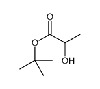 tert-butyl 2-hydroxypropanoate结构式
