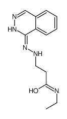 N-ethyl-3-(2-phthalazin-1-ylhydrazinyl)propanamide Structure