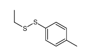 1-(ethyldisulfanyl)-4-methylbenzene结构式