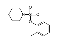 (2-methylphenyl) piperidine-1-sulfonate结构式