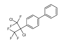 1-(1,2-dichloro-1,1,3,3,3-pentafluoropropan-2-yl)-4-phenylbenzene Structure