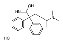 4-(dimethylamino)-2,2-diphenylpentanamide,hydrochloride结构式