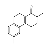 2,6-dimethyl-3,4,9,10-tetrahydro-2H-phenanthren-1-one Structure