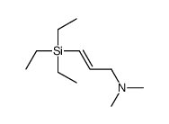 N,N-dimethyl-3-triethylsilylprop-2-en-1-amine结构式