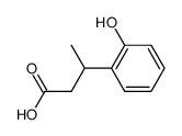 3-(2-hydroxyphenyl)butyric acid Structure