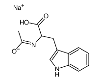 2-乙酰氨基-3-(1H-吲哚-3-基)丙酸钠图片