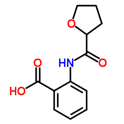 2-[(TETRAHYDRO-FURAN-2-CARBONYL)-AMINO]-BENZOIC ACID结构式