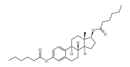 3.17β-dihexanoyloxy-estratriene-(1.3.5(10)) Structure