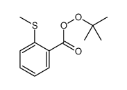 tert-butyl 2-methylsulfanylbenzenecarboperoxoate结构式