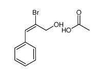 acetic acid,2-bromo-3-phenylprop-2-en-1-ol Structure