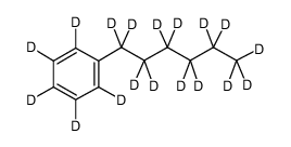 n-hexylbenzene-d18结构式
