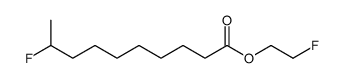 9-Fluorodecanoic acid 2-fluoroethyl ester结构式