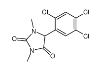 1,3-dimethyl-5-(2,4,5-trichlorophenyl)imidazolidine-2,4-dione结构式