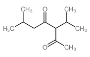 2,4-Heptanedione, 6-methyl-3- (1-methylethyl)- Structure