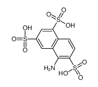 5-aminonaphthalene-1,3,6-trisulfonic acid结构式