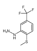 1-[2-(METHYLTHIO)-5-(TRIFLUOROMETHYL)PHENYL!HYDRAZINE, TECH Structure