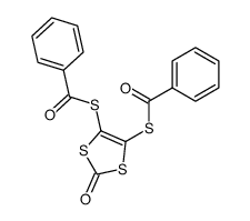 4,5-bis(benzoylthio)-1,3-dithiole-2-one结构式