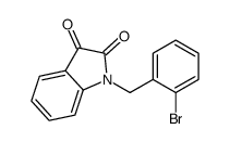 1-(2-Bromobenzyl)-1H-indole-2,3-dione Structure