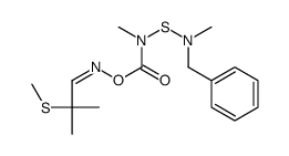 [(E)-(2-methyl-2-methylsulfanylpropylidene)amino] N-[benzyl(methyl)amino]sulfanyl-N-methylcarbamate Structure