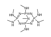 N1,N3,N'3,N5,N7,N'7,9-heptamethyl-2,4,6,8,9-pentaaza-1l5,3l5,5l5,7l5-tetraphosphabicyclo[3.3.1]nona-1,3,5,7-tetraene-1,3,3,5,7,7-hexaamine结构式