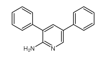 2-氨基-3,5-二苯基吡啶结构式