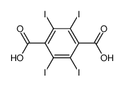 2,3,5,6-tetraiodoterephthalic acid Structure