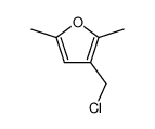 3-(chloromethyl)-2,5-dimethylfuran结构式