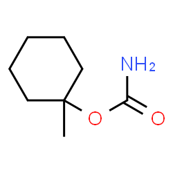 Cyclohexanol,1-methyl-,carbamate(9CI) structure