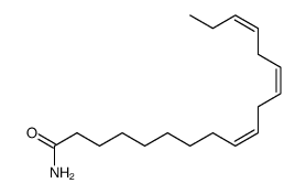 (9Z,12Z,15Z)-9,12,15-octadecatrienamide structure