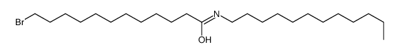 12-bromo-N-dodecyldodecanamide结构式