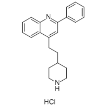 Pipequaline hydrochloride structure