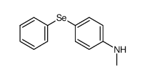 4-(methylamino)phenyl phenyl selenide Structure